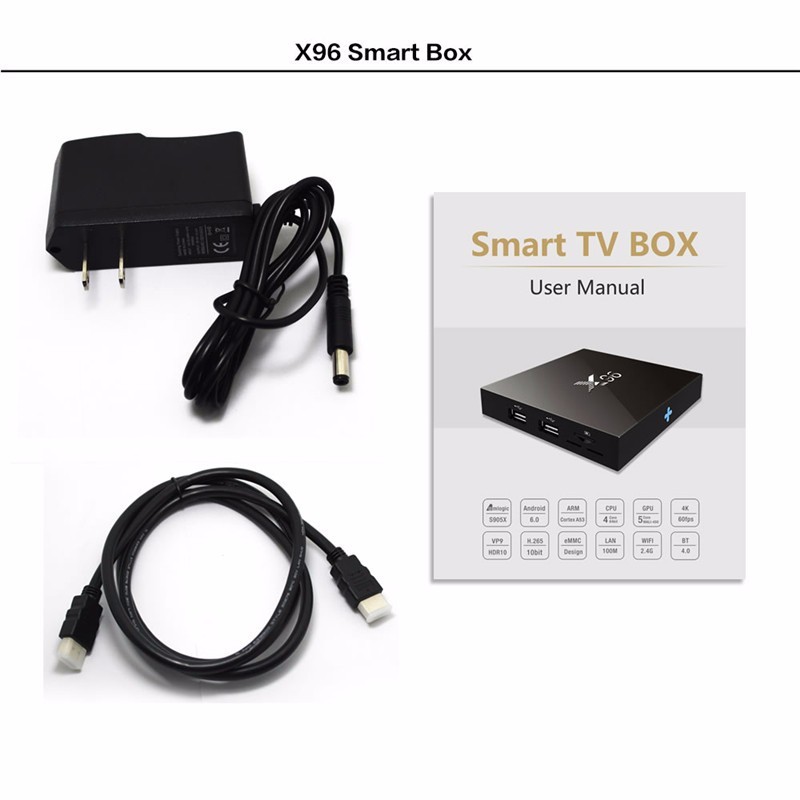 TIVI BOX X96 2G 4K ANDROID 6.0