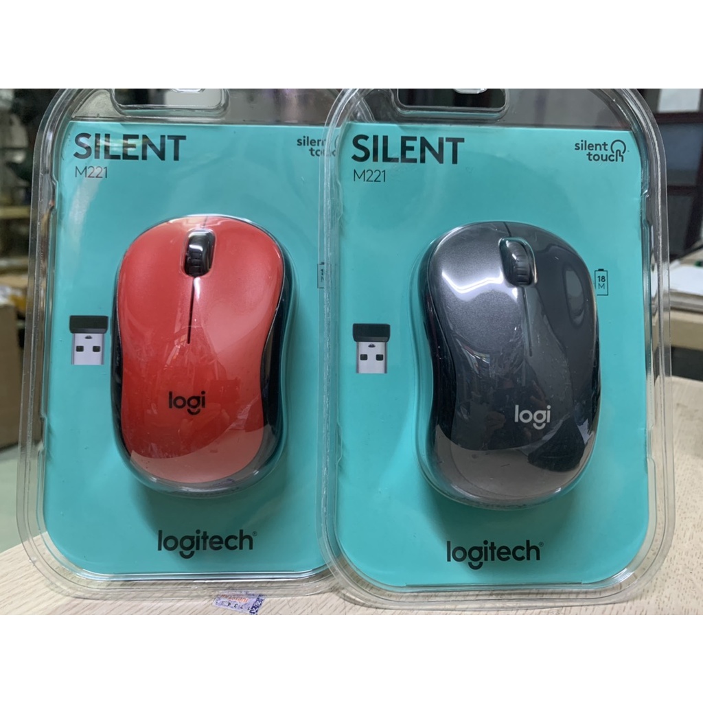 Chuột không dây Logitech M221 Đen
