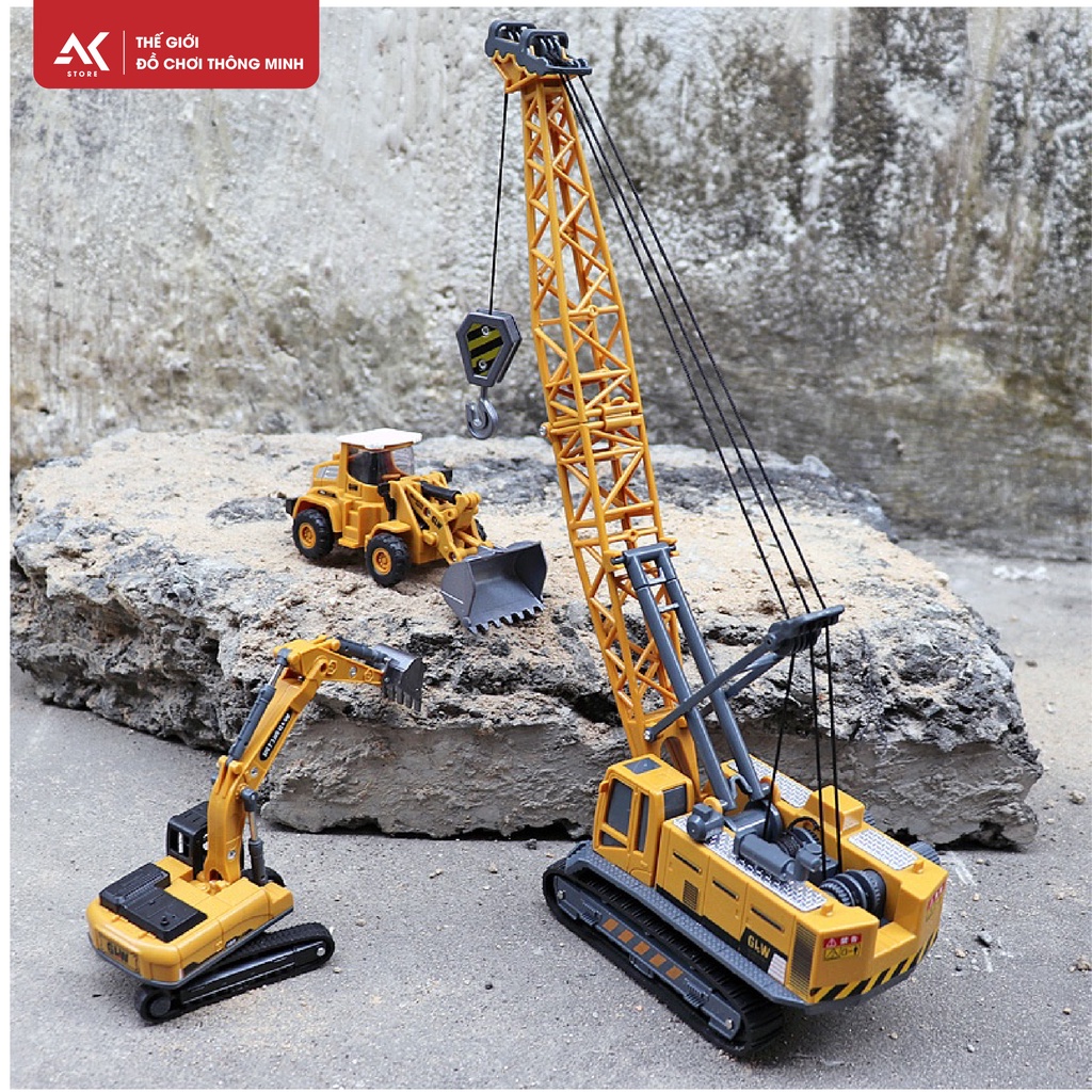 [HOT] Xe Đồ Chơi Mô Hình Công Trình Xây Dựng Cho Bé, Chất Liệu Nhựa An Toàn, Sắc Sảo Bền Và Đẹp
