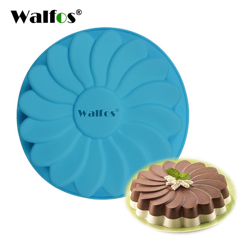 Khuôn làm bánh silicone hình hoa Walfos