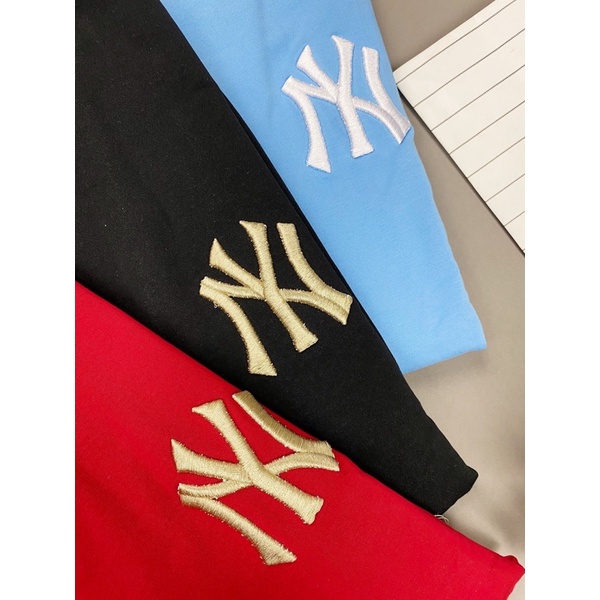 Hoodies dài tay NY đủ màu Áo dài tay thu đông nỉ da cá FULL TAG