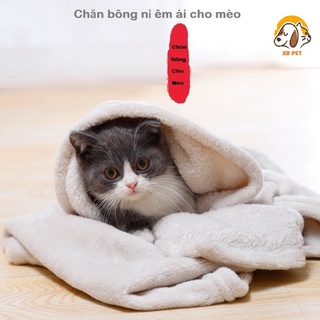 Chăn mền đắp cho chó mèo vải lông cừu mềm mại cho chó mèo