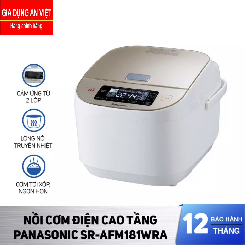 Nồi cơm điện cao tần Panasonic 1.8 lít SR-AFM181WRA