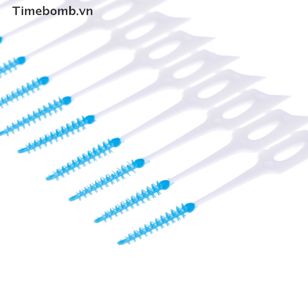 Hộp 40 Tăm Xỉa Răng Chăm Sóc Răng Miệng 0.7mm