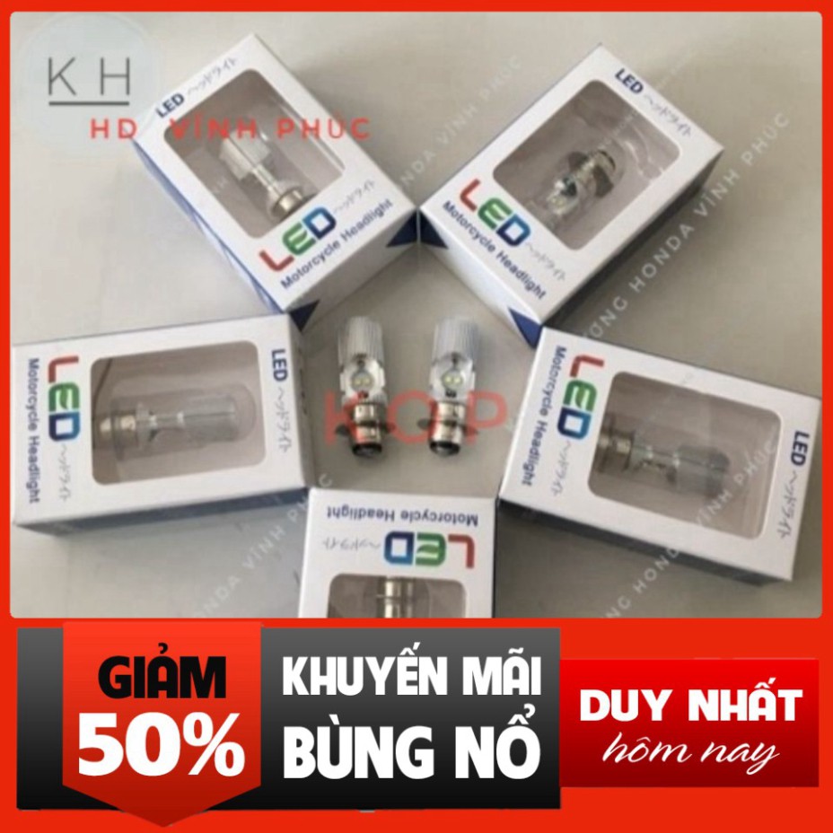 Bóng đèn pha Led siêu sáng gắn xe dream, wave, jupiter và nhiều dòng xe Honda , yamaha,swm khác lắp chung sp này