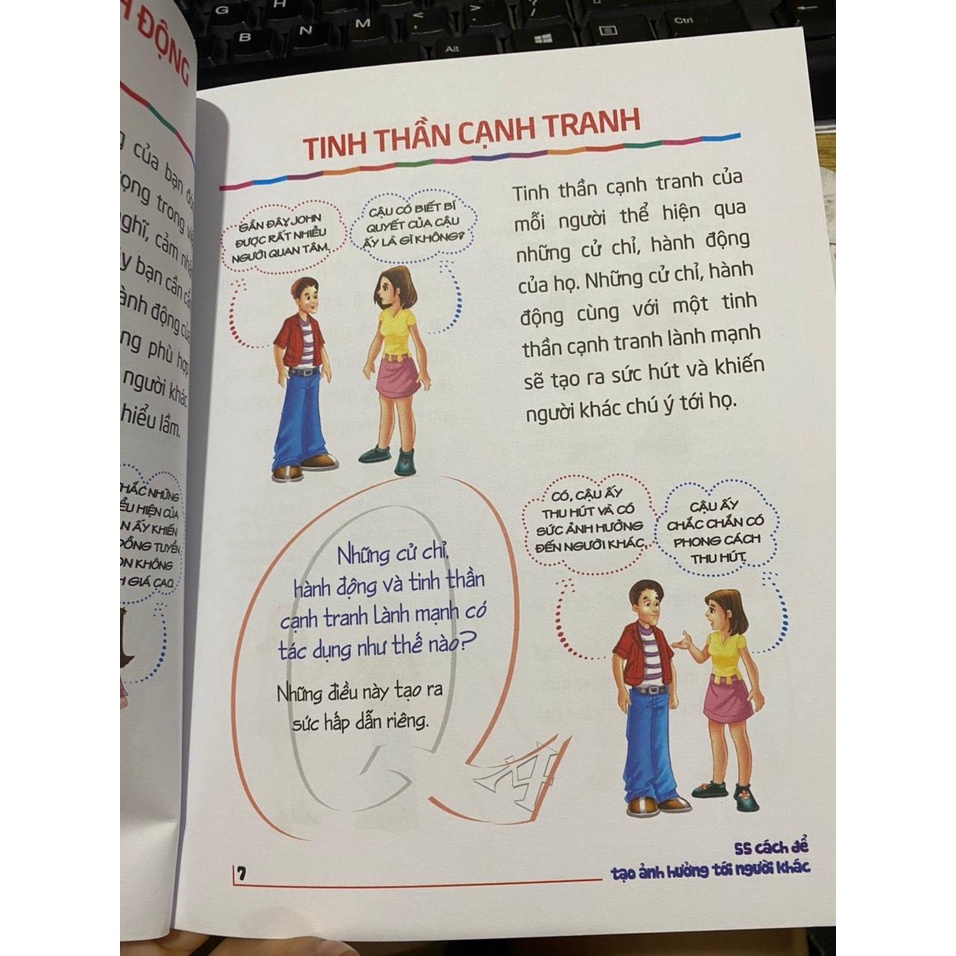 Sách - 55 cách để tạo ảnh hưởng tới người khác ( minh long )