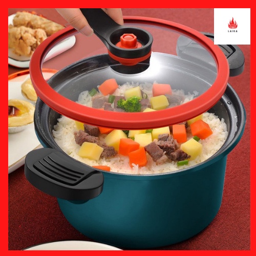 Nồi Áp Suất Chống Dính Dung Tích 3.5 Lít,Nấu Được Bếp Từ Kiểu Dáng Hàn Quốc, Gọn Nhẹ Dễ Sử Dụng