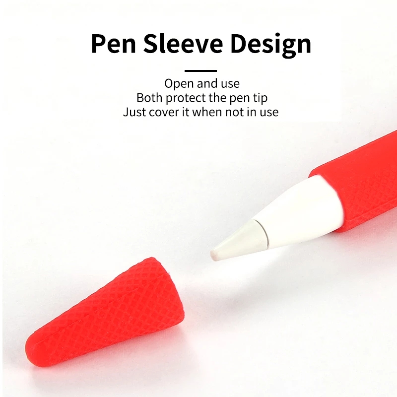 Vỏ Silicon Mềm Bảo Vệ Cho Bút Cảm Ứng Apple Pencil 2nd Generation