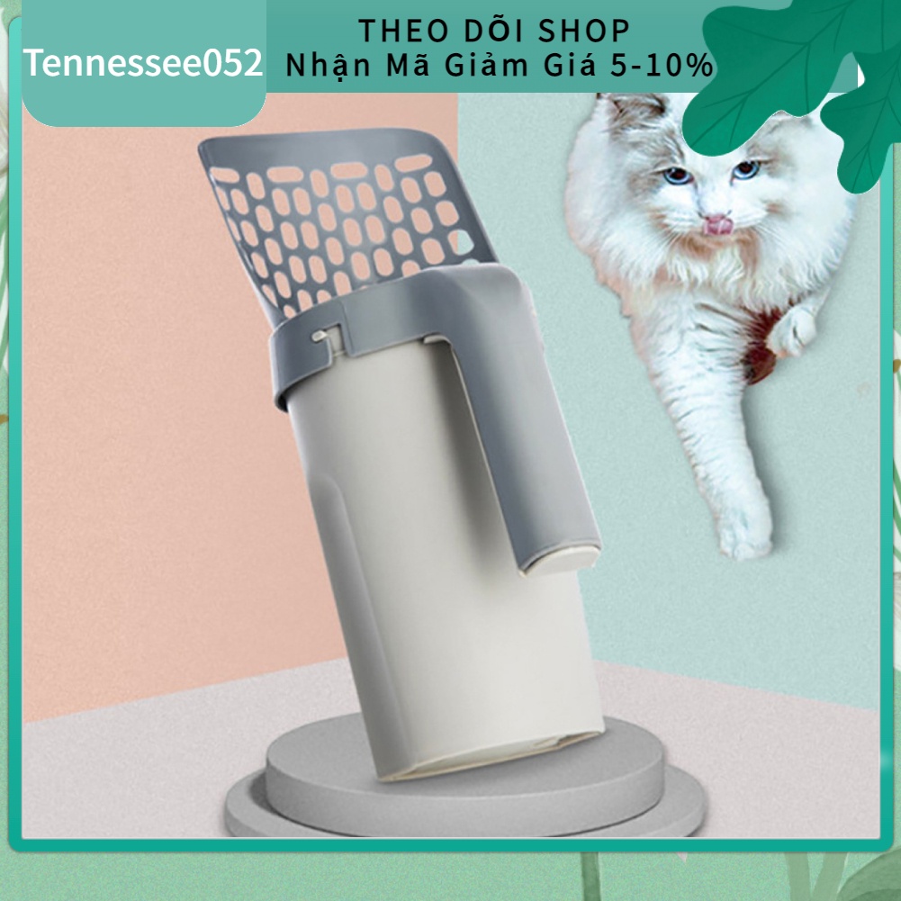 Hàng Sẵn Xẻng Xúc Cát Mèo Thông Minh Tiện Lợi đa năng chống rò rỉ cho mèo có thể tháo rời【Tennessee052】