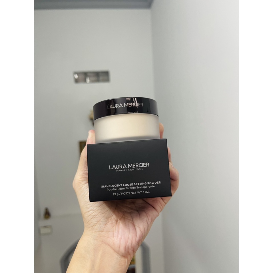 [UPDATE BAO BÌ MỚI 2022] Phấn phủ Laura mercier loose setting powder TRIAL - TRAVELSIZE - FULLSIZE
