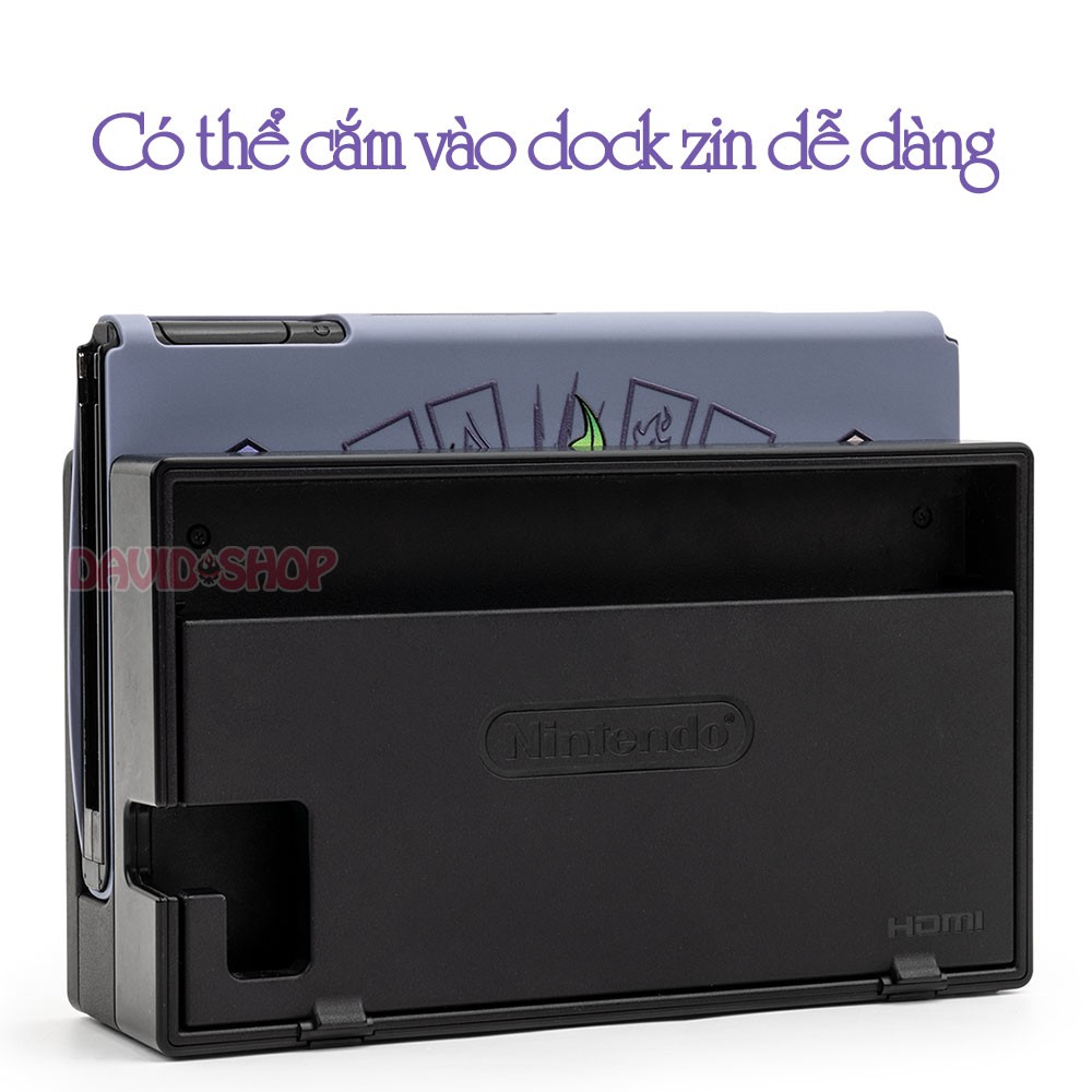 Ốp lưng + case Joy-Con chủ đề Ma Long Viễn Chinh nhựa TPU dẻo cao cấp hãng Geekshare cho Nintendo Switch