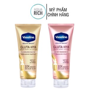 Sữa Dưỡng Thể Vaseline 10X Trắng Da, Mờ Thâm Đều Màu Da Vaseline Healthy Bright Gluta-Hya Serum Burst 330ml