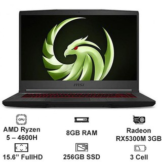 Máy tính xách tay msi gaming bravo 15 a4dcr-270vn đen