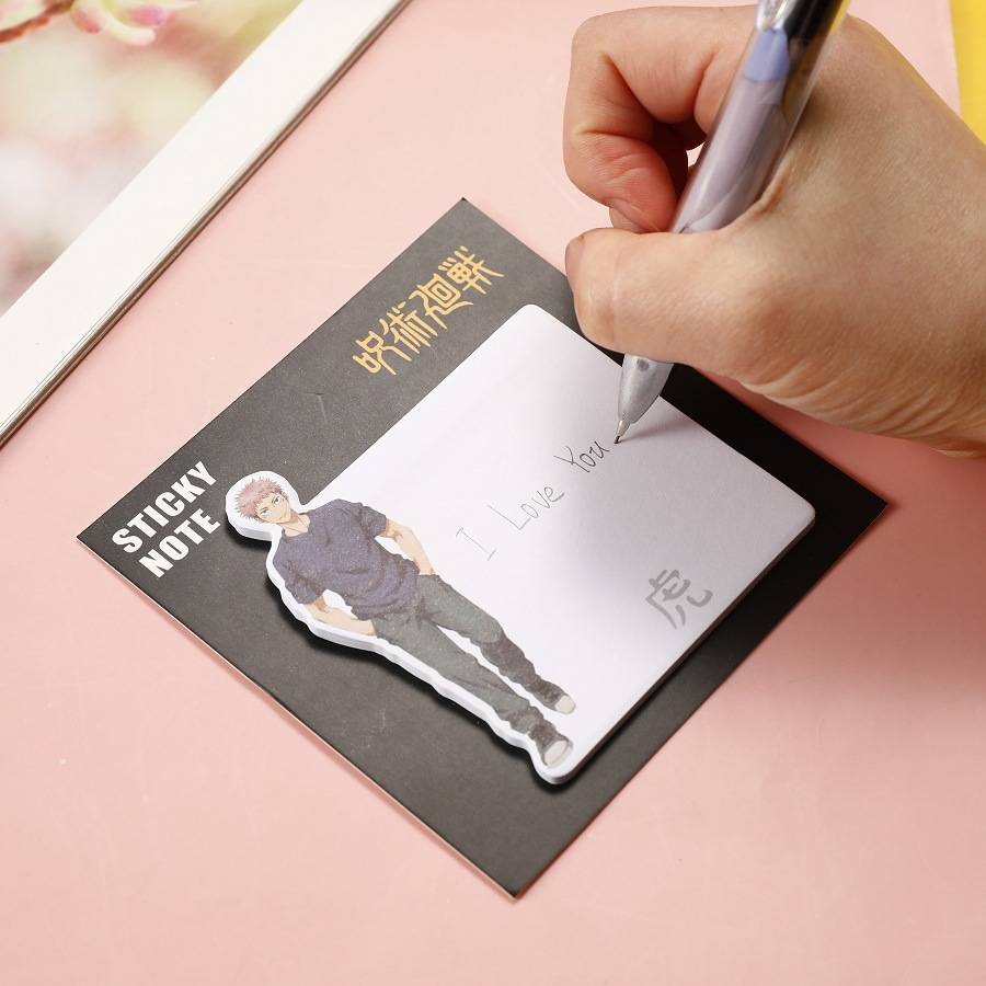 Set 30 Giấy Ghi Chú Dạng Giấy Ghi Chú Tiện Lợi Anime Jujutsu Kaisen Sticky Notes Index Memo Pad Bookmarks Cute Scheduler Paper Stickers Kids Stationery gift Itadori Yuuji Gojou Satoru Fushiguro Megumi Kugisaki Nobara
