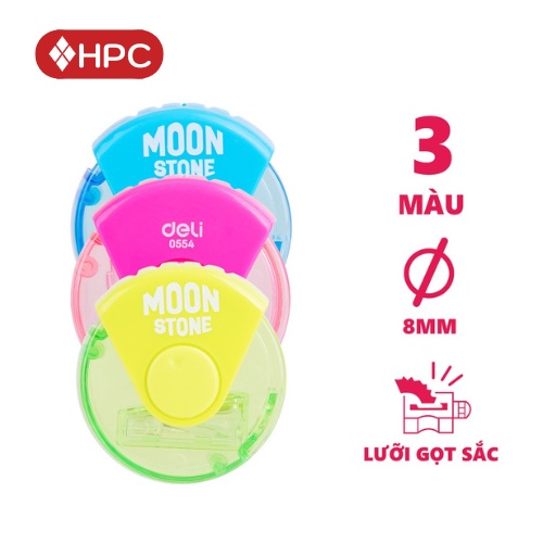 Gọt Bút Chì, Chuốt Chì Deli Hình Tròn - HOÀNG PHÁT STORE
