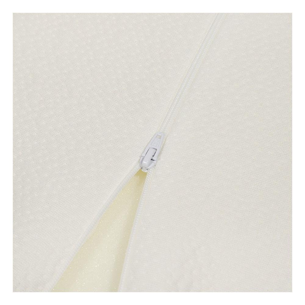 HomeBase HLS Gối sức khỏe kèm vỏ gối bằng cao su êm ái LITTLE W47xD28xH10 Cm màu trắng