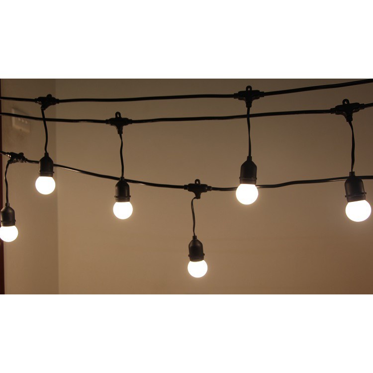 Combo 30 bóng đèn led búp chanh 1w trang trí trong nhà ngoài trời, giá sỉ