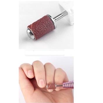 Đầu mài nhám , đầu nhám giấy màu nâu nhám móng lẻ 1 cái