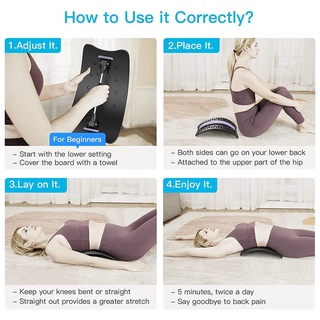 Upgraded Back Stretcher for Lower Upper Back Pain Relief