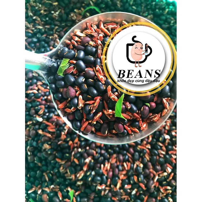 Trà gạo lứt, đậu đen xanh lòng hạt nhỏ, đậu đỏ rang organic BEANS