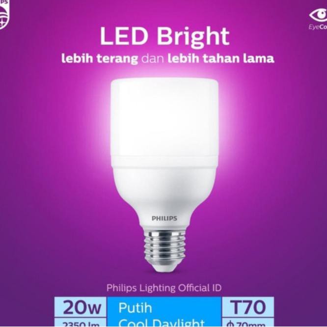 Bóng Đèn Led Philips Siêu Sáng 20w 6500k E27 20w 19w