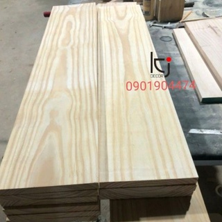 [KID058] - COMBO 2 TẤM GỖ THÔNG DÀI 160x19.5x2 CM LÁNG MỊN 4 MẶT