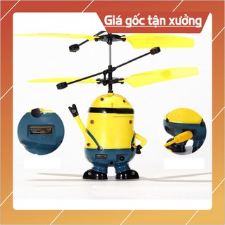 🎁 Freeship🎁 Máy Bay Minion Điều Khiển Cảm Ứng Bàn Tay Có Đèn Led,Thuộc,đồ chơi công nghệ giá rẻ