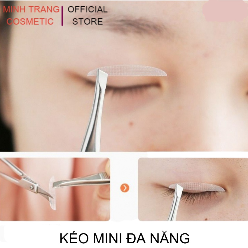 (Siêu Rẻ)Kéo Mini Cắt Tỉa Lông Mày, Lông Mi Chất Liệu Thép Không Gỉ Siêu Tiện Dụng