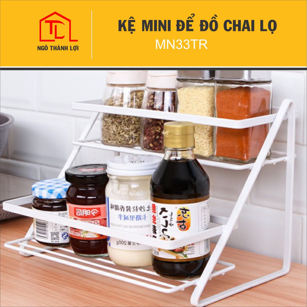 Kệ mini để đồ chai lọ trong phòng bếp, phòng tắm tiện ích MN33TR có bán tại Ngô Thành Lợi
