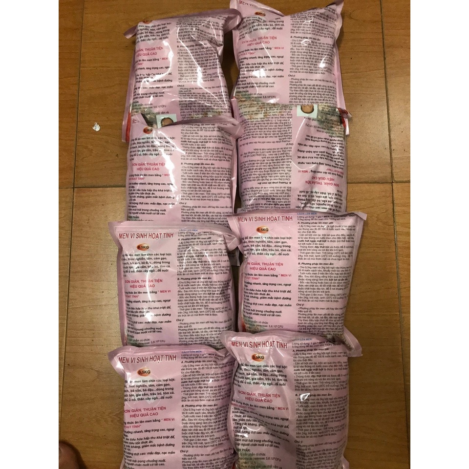 Men Vi Sinh Hoạt Tính Ủ Thức Ăn Chăn Nuôi 500g. MEN VI SINH HOẠT TÍNH HỌC VIỆN NÔNG NGHIỆP. Men Ủ Cỏ Cho Gia Súc, Ủ Cây