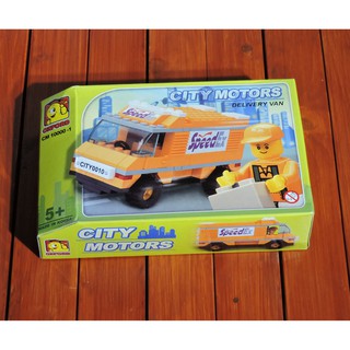 Lắp Ráp Lego OXFORD, Lắp Ráp Mô Hình Xe Đưa Thư