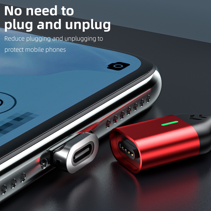Dây Cáp Sạc USB Type C Có Nam Châm Cho Điện Thoại Di Động
