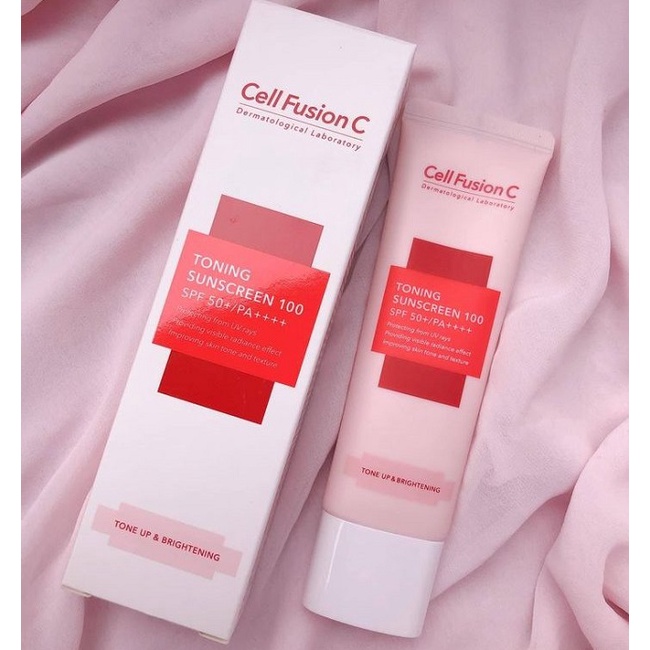 Kem Chống Nắng Cell Fusion C Sunscreen 100 SPF 50+ PA+++ 2 Tuýp 35ml, Tuýp 50ml.