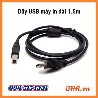 Cáp tín hiệu USB máy in dài 1m