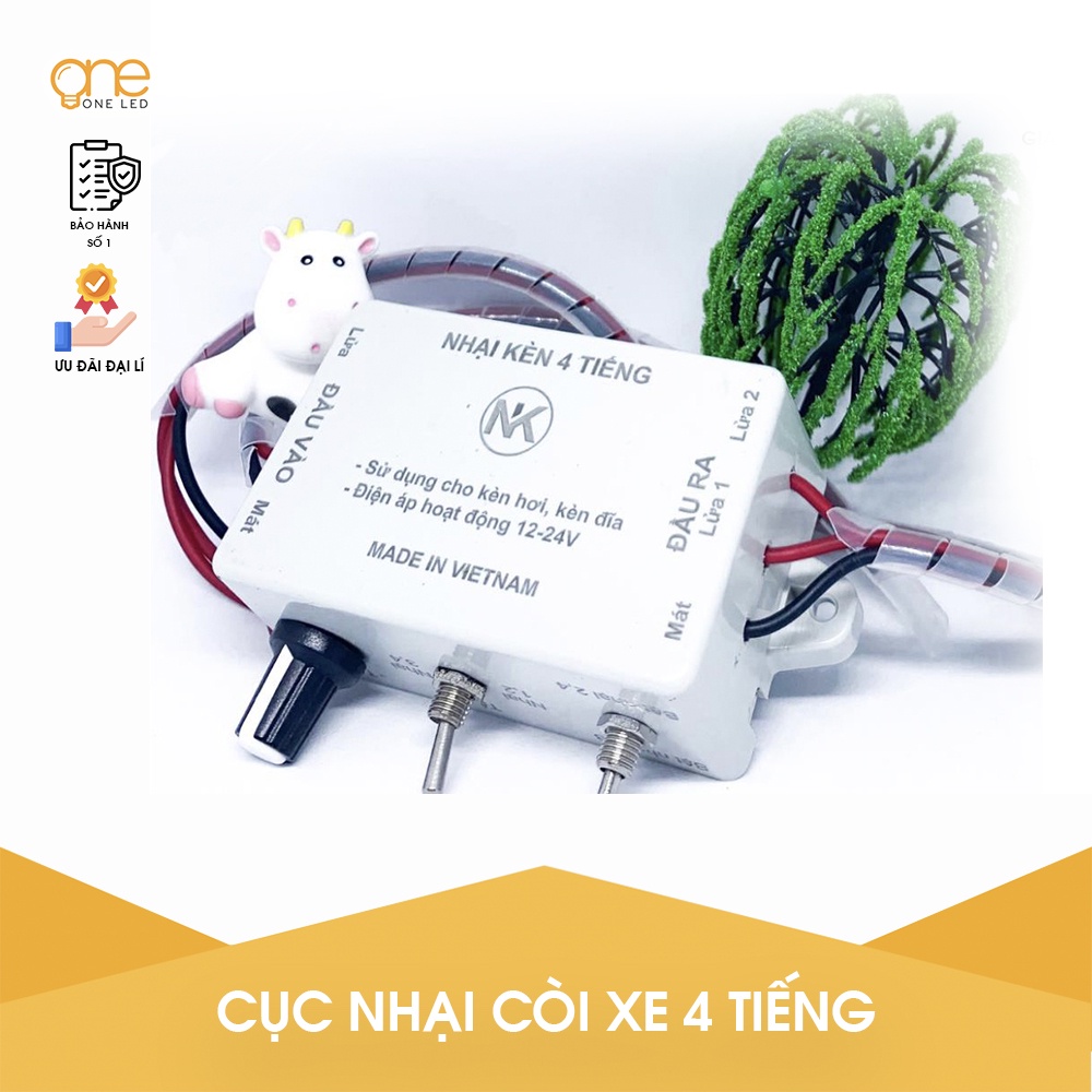 Cục Nhại Còi ô tô, Xe Máy, Xe Máy Điện Lắp Đặt Dễ Dàng