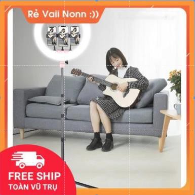 Bộ Đèn Livestream 45cm Có Remote Kèm Chân &amp; 3 Kẹp Điện Thoại