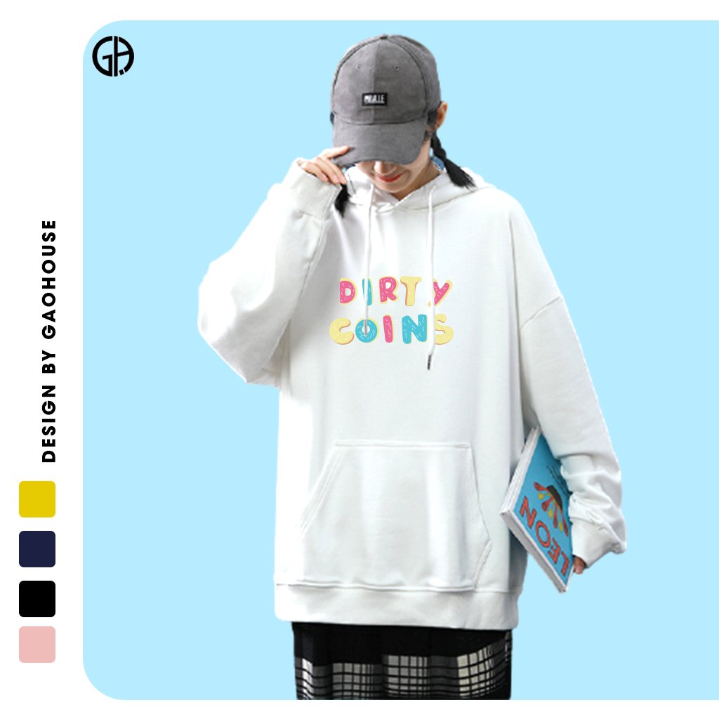 Áo Hoodie Unisex Gạo House Dirty Coins Donut - N10