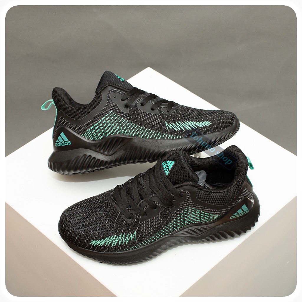 giảm GIÁ ⚡️ Giày sneaker nữ giày thể thao nữ alphabounce A58 màu đen full fullbox new