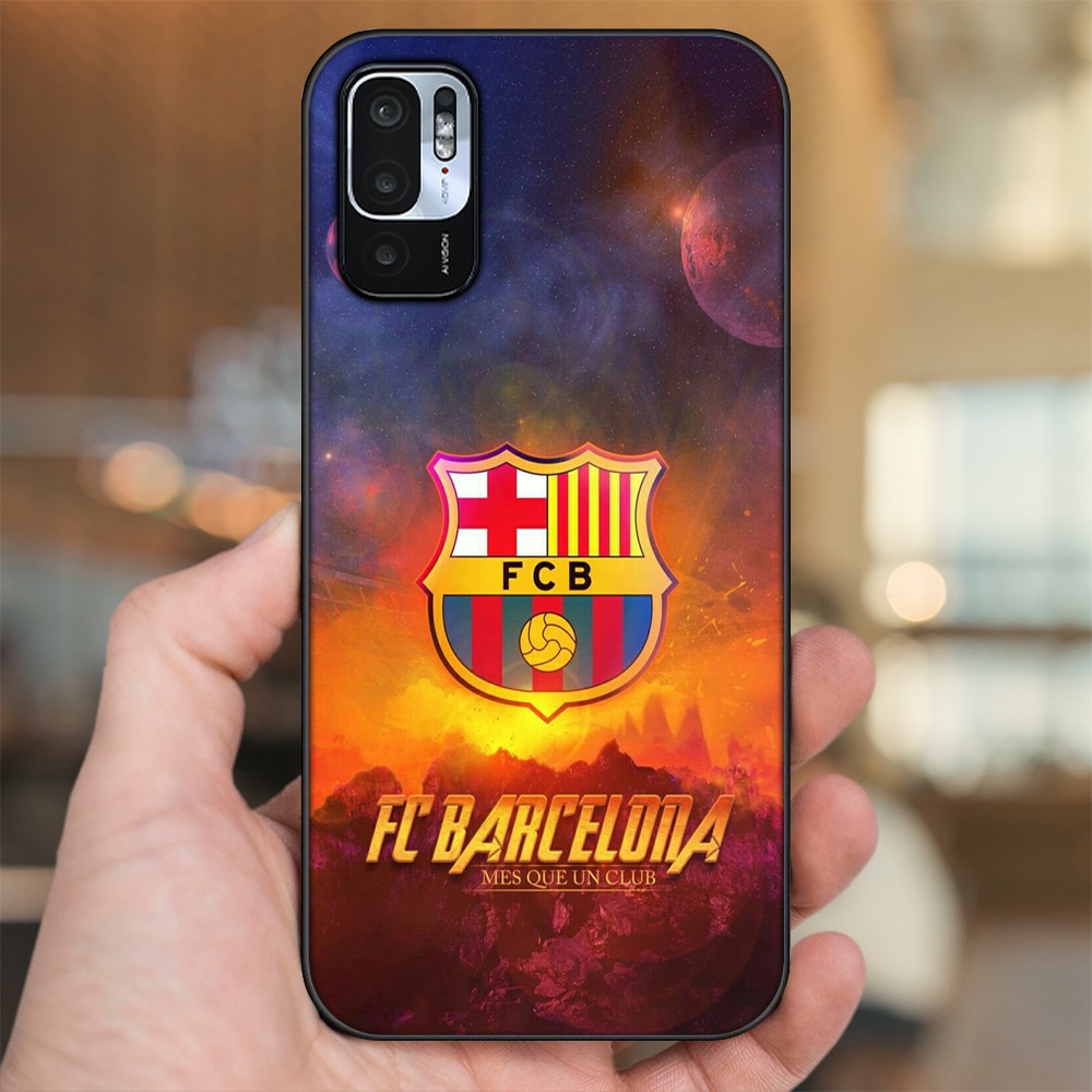 Ốp lưng Xiaomi Redmi Note 10 5G viền đen in hình Barcelona Barca
