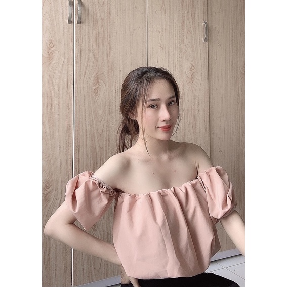 ÁO KIỂU TRỄ VAi BÁNH BÈO HAI LỚP, FREE SIZE,