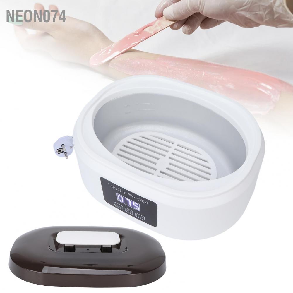 [Hàng mới về] Nồi hâm nóng sáp màu trắng chuyên nghiệp làm nóng nhanh công suất lớn EU 220V