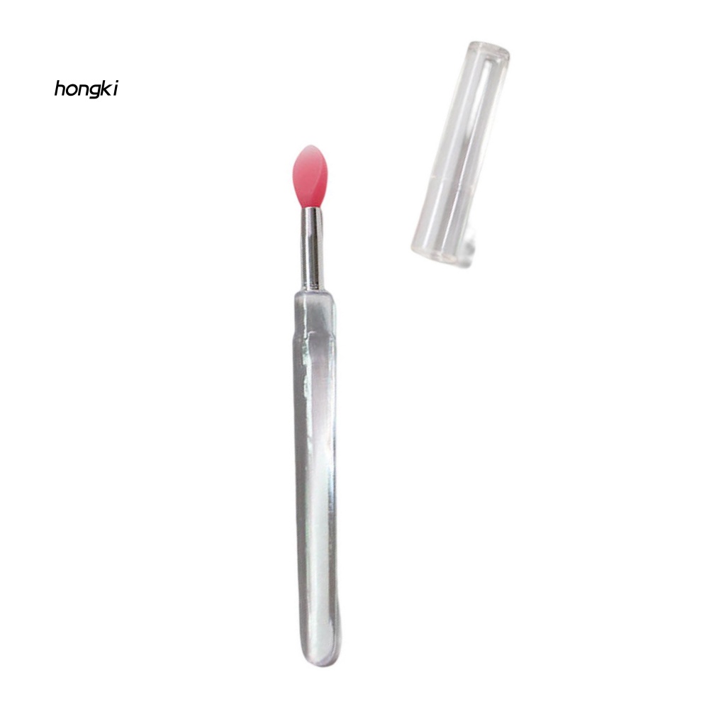 Cọ Trang Điểm Mắt Bằng Silicone Gọn Nhẹ Tay Cầm Bằng Silicone Tiện Dụng Cho Nữ