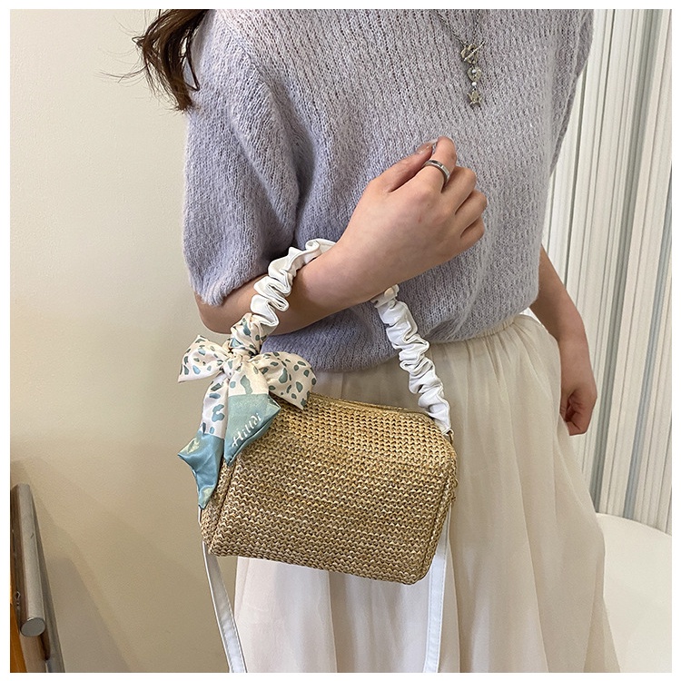 Túi xách nữ JASMIN NOIR đan cói đơn giản thời trang