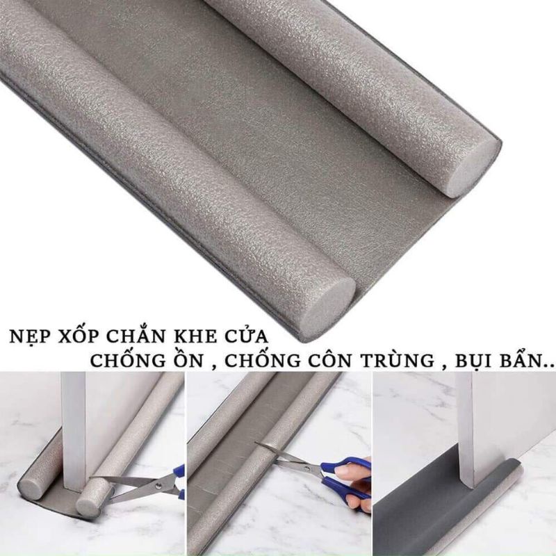 xả hàng loại dài 96cm Hàng Loại 1 - Nẹp xốp chèn, chặn cửa, chống bụi bẩn, tiếng ồn, thoát hơi điều hoà, máy lạnh