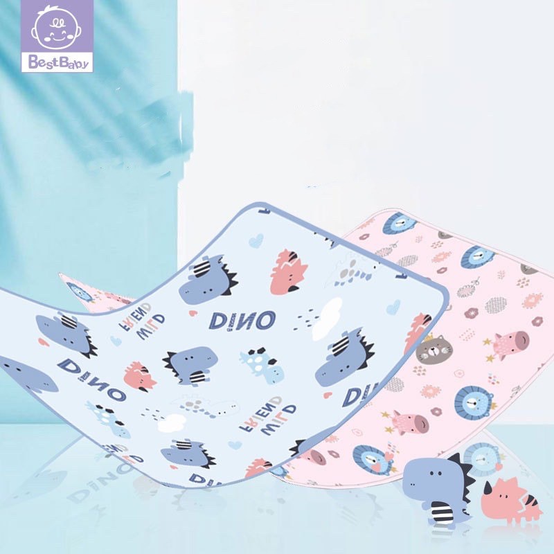 Tấm lót chống thấm Baby Plich 3 lớp, thoáng khí, có thể giặt được 55 x70 cm