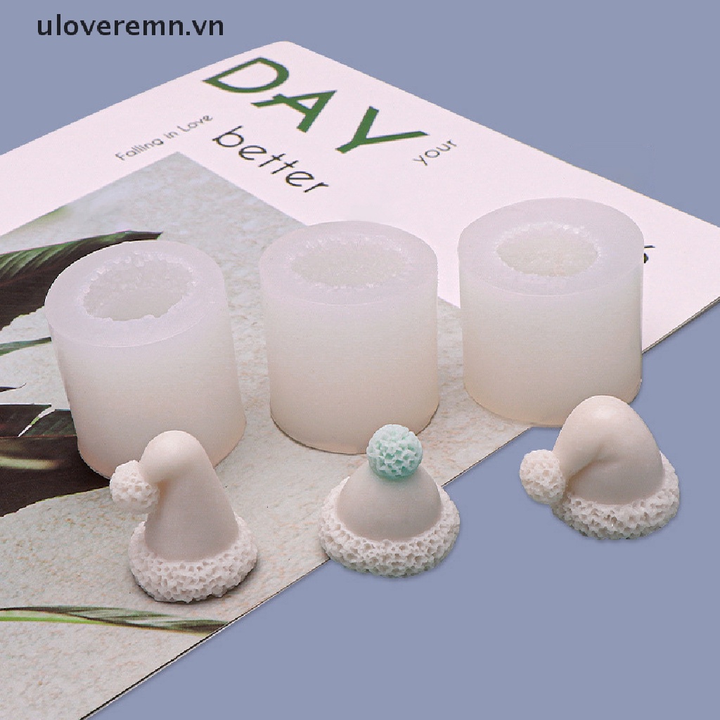 Khuôn Silicone Tạo Hình Nón Giáng Sinh Dễ Thương Trang Trí Bánh