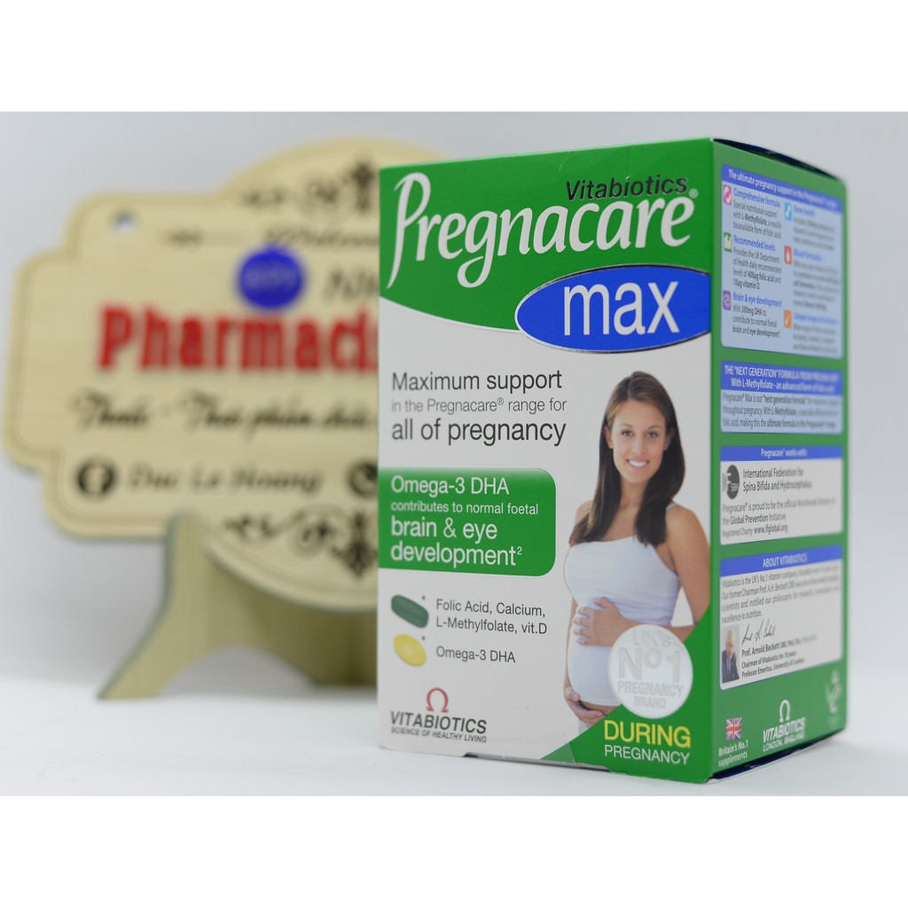 Pregnacare Max Vitamin tổng hợp, Omega 3 cho bà bầu