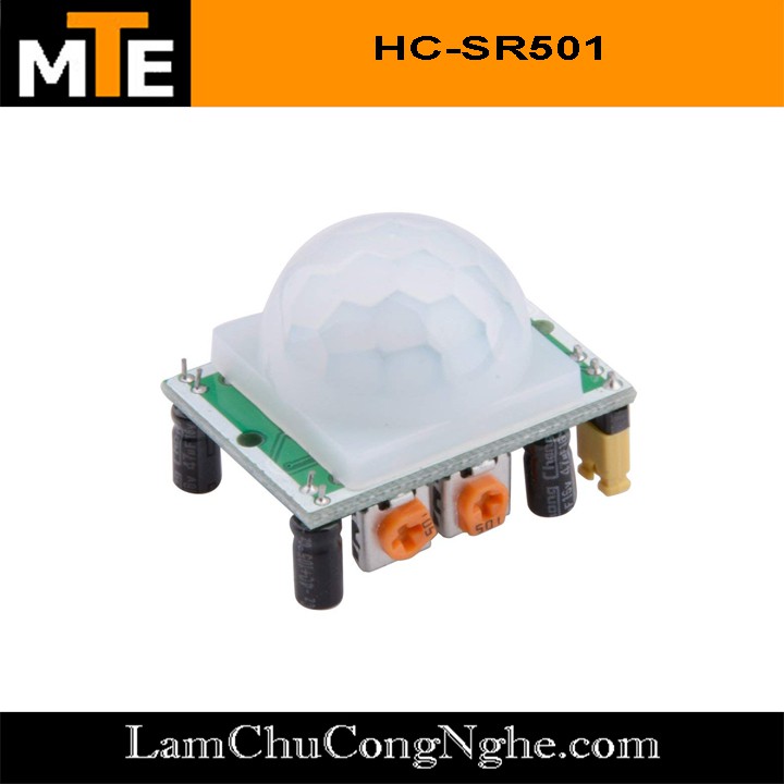 Mạch cảm biến thân nhiệt chuyển động Pir HC SR501 - Module arduino