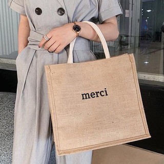 Túi Cói MERCI phong cách Vintage