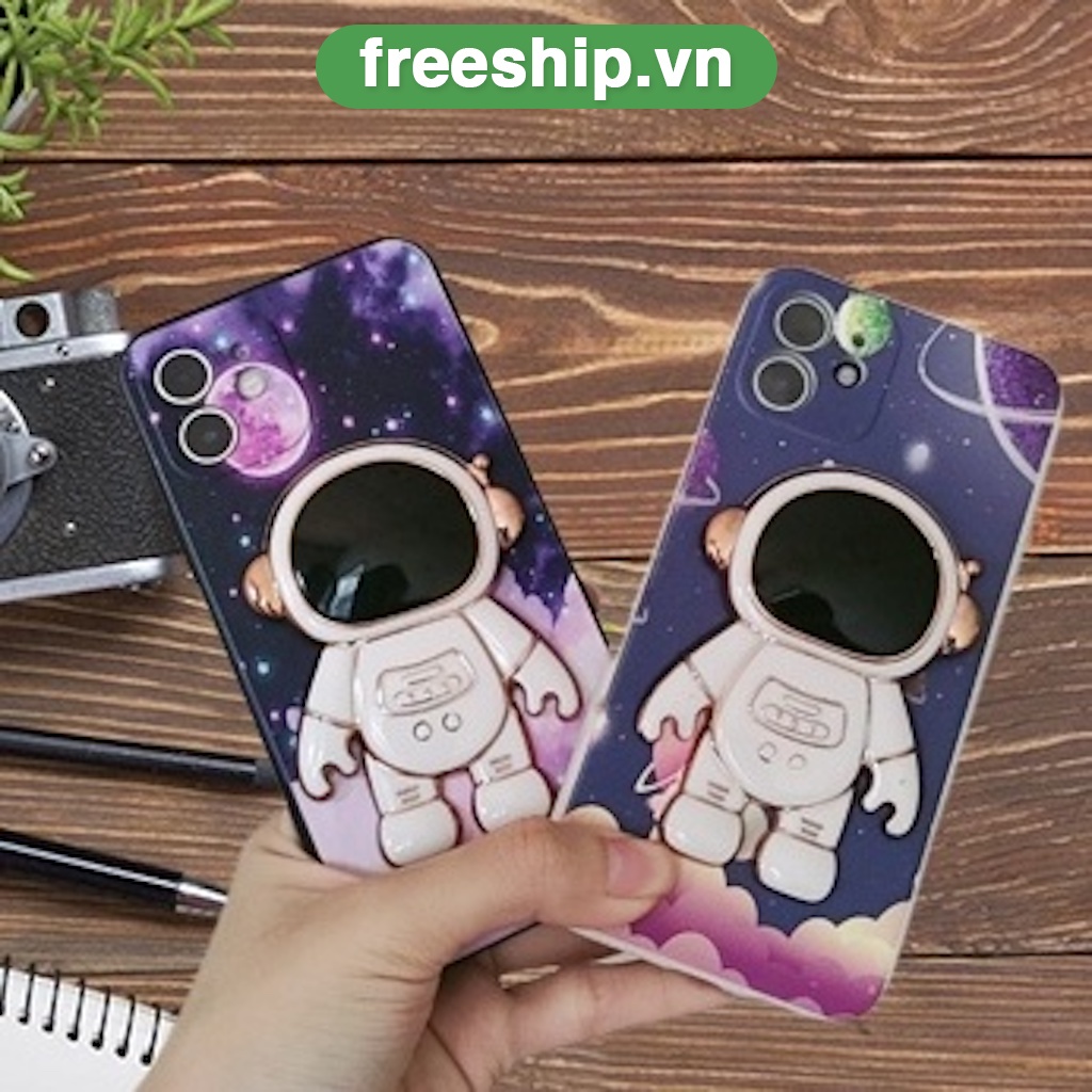 [Giá đỡ phi hành gia] Ốp điện thoại iphone phi hành gia vũ trụ chống sốc bvc ốp iphone 6/6s/7/8/plus/x/xr/xsmax/11/12pro